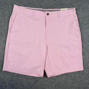 Original Penguin Golf Shorts Mens 38 Pink Performance Stretch Silicone Gripper